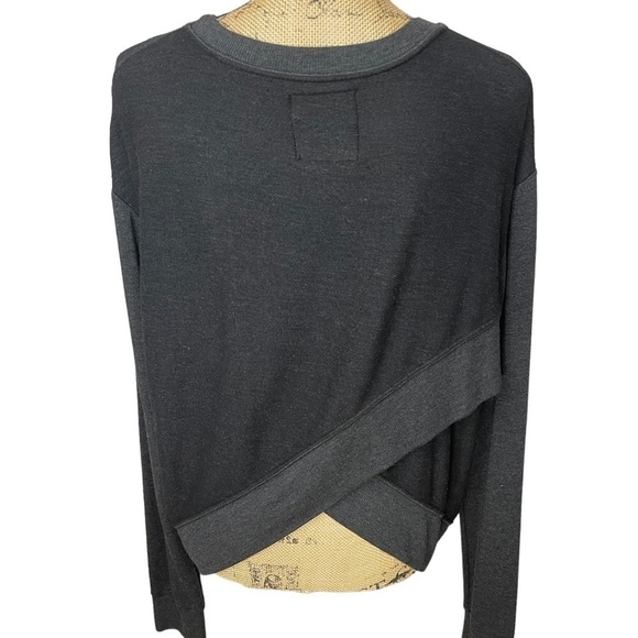 291 Venice Boutique Slit Back Pullover Contrast Hems Warm Size Large - Picture 6 of 11